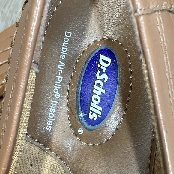 Dr. Scholl's E23-2X Leather Tassel Moccasin Loafers Double Air-Pillow Insoles 5M - Picture 14 of 14